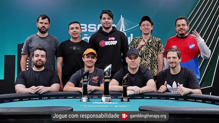 Finalistas Main Event BSOP Sao Paulo 2025