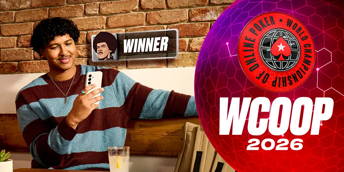 Jogador competindo em um torneio de poker online